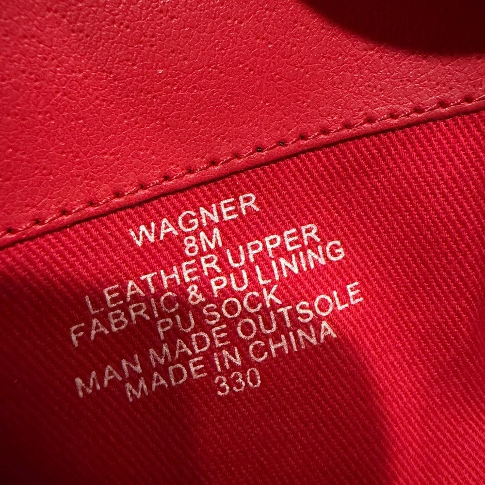 Elegant Red Suede leather Ankle Boots - Picture 4 of 9